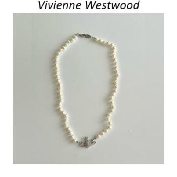 Vivienne Westwood Lucrece Necklace Silver Tone - Picture 3 of 5